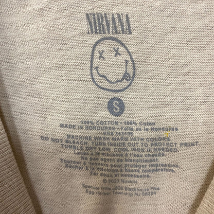 Nirvana Band Silhouette Grunge Band T-Shirt Small