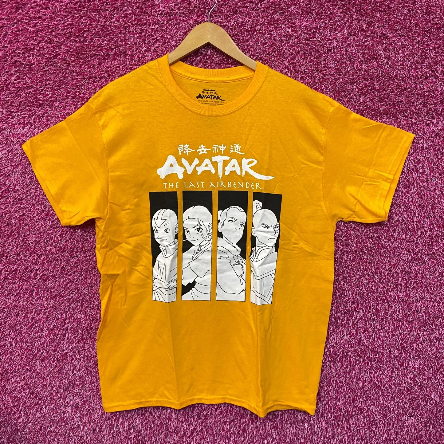 Avatar the Last Airbender Ang Katara Sokka Zuko Anime Tee L