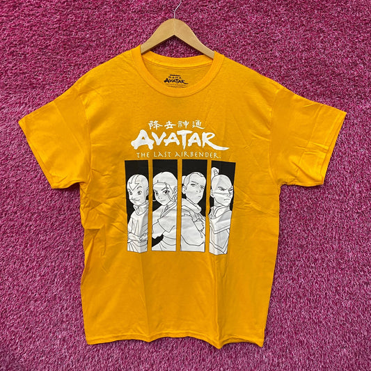 Avatar the Last Airbender Ang Katara Sokka Zuko Anime Tee L