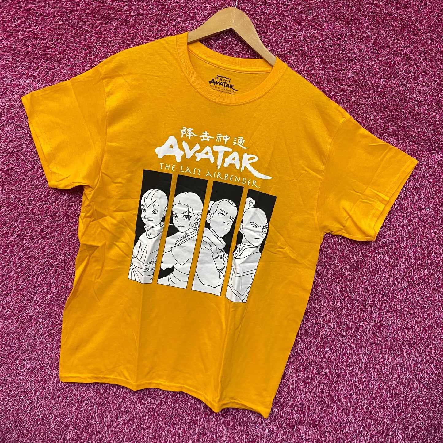 Avatar the Last Airbender Ang Katara Sokka Zuko Anime Tee L