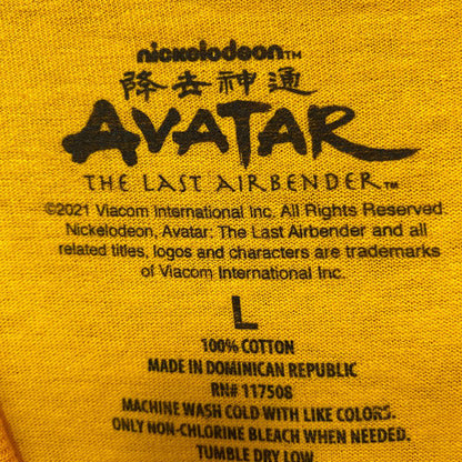 Avatar the Last Airbender Ang Katara Sokka Zuko Anime Tee L