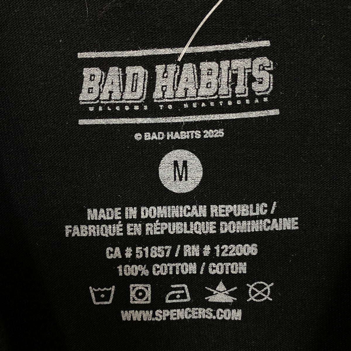 Bad Habits: Welcome to Heartbreak "Cherry Girl" Graphic T-Shirt Medium