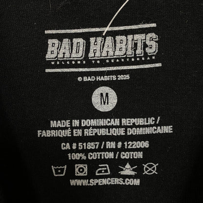 Bad Habits: Welcome to Heartbreak "Cherry Girl" Graphic T-Shirt Medium