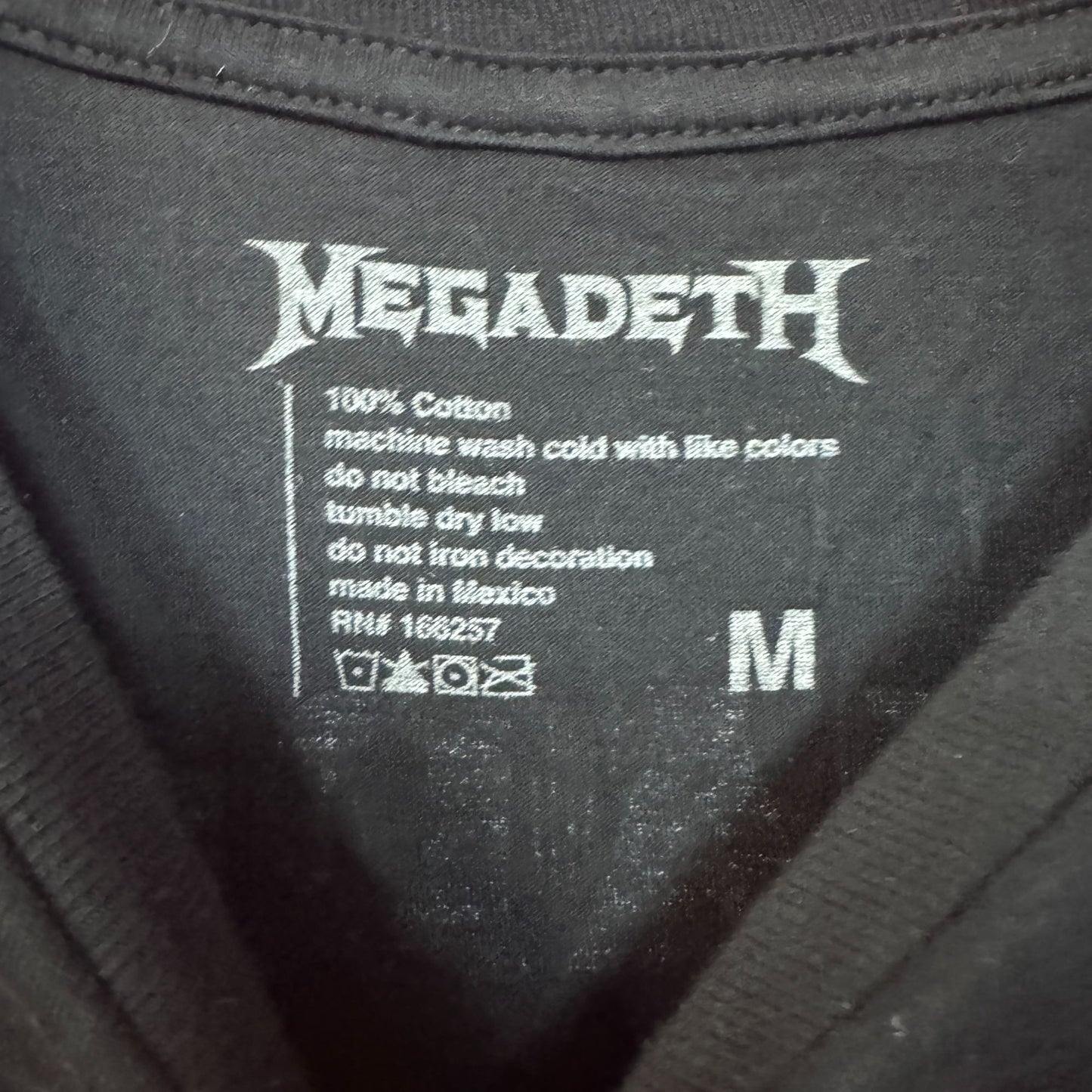 Megadeth Killing Time Crush the World Tour Metal Band Tee M
