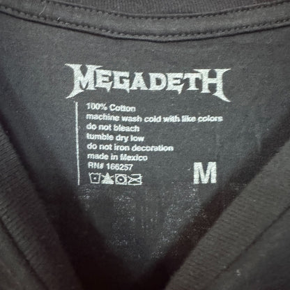 Megadeth Killing Time Crush the World Tour Metal Band Tee M