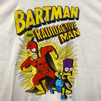 The Simpsons Bartman and Radioactive Man Heroes T-Shirt Large
