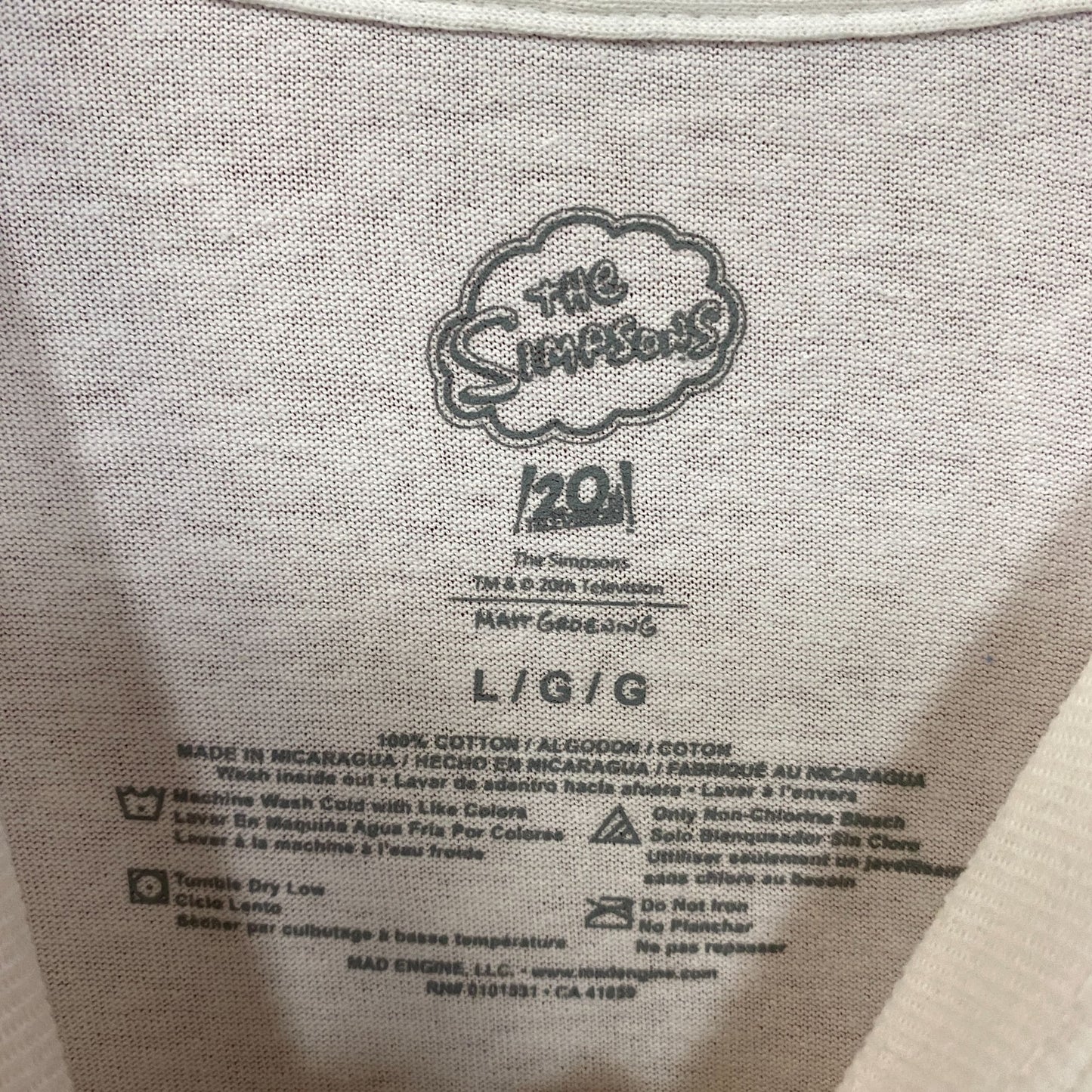 The Simpsons Bartman and Radioactive Man Heroes T-Shirt Large