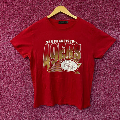 Junk Food NFL San Francisco 49ers Women Red Short Top Medium