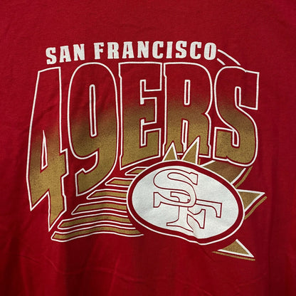 Junk Food NFL San Francisco 49ers Women Red Short Top Medium