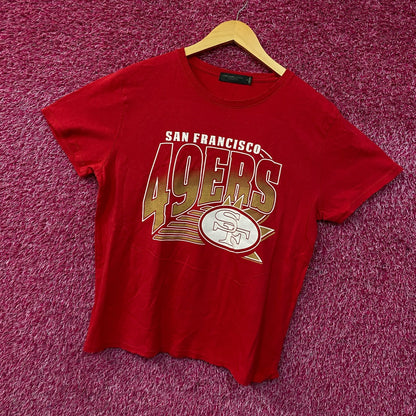 Junk Food NFL San Francisco 49ers Women Red Short Top Medium