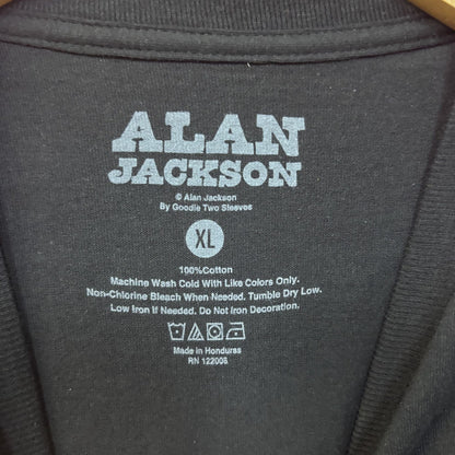 Alan Jackson Chasin' That Neon Rainbow Black T-Shirt XL