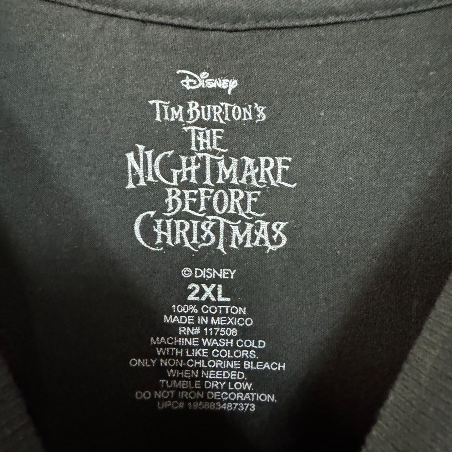 Jack Skellington Sandy Claws Emotions T-shirt size 2XL