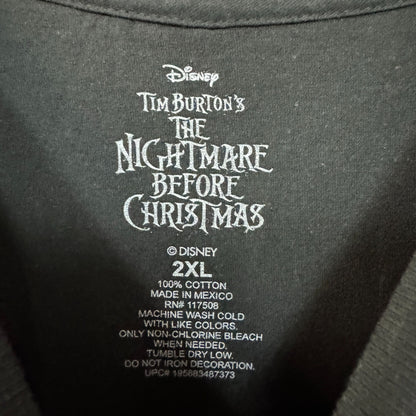 Jack Skellington Sandy Claws Emotions T-shirt size 2XL