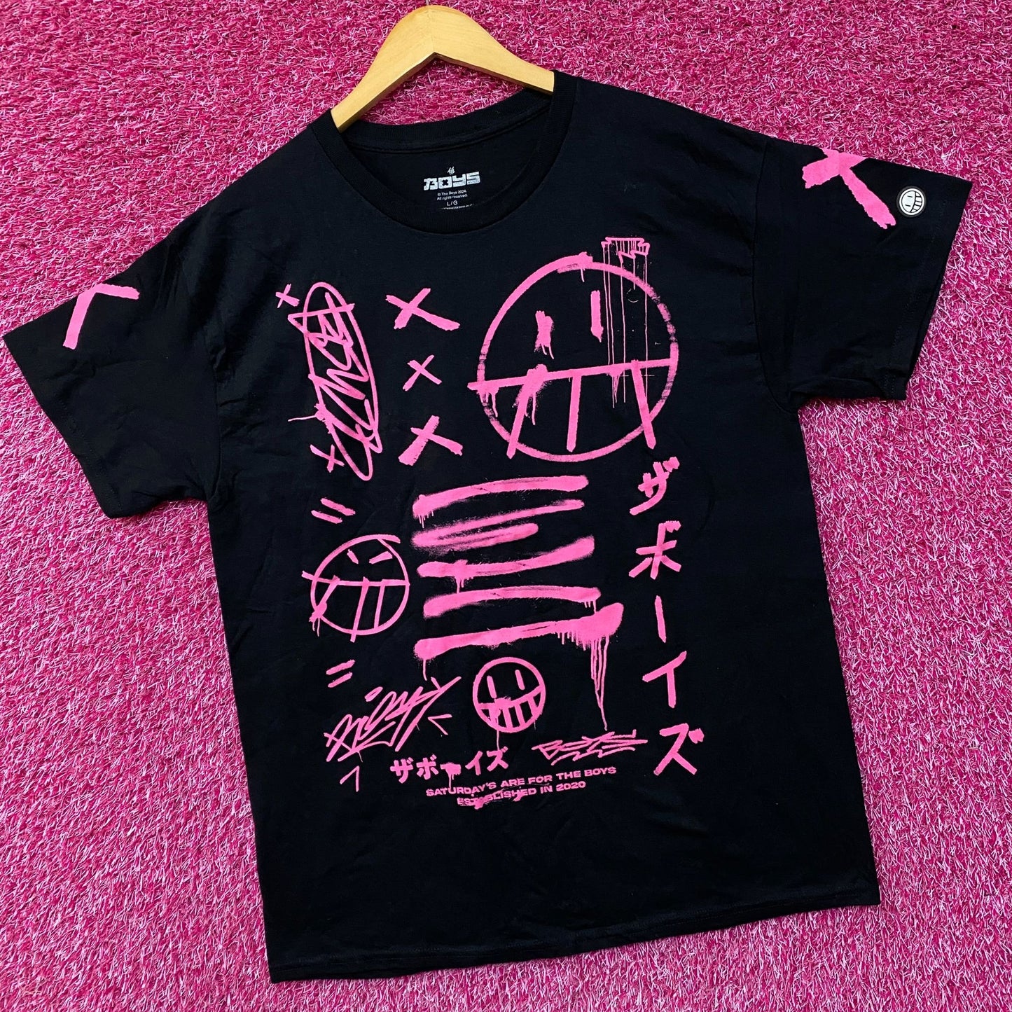 Juice Wrld The Boys Street Vandal Saturday's Are For The Boys T-Shirt Large