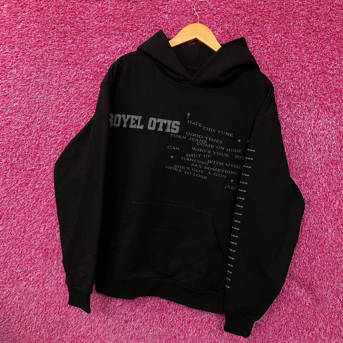 Royel Otis Meet Me In The Car Tour Hoodie Size Small
