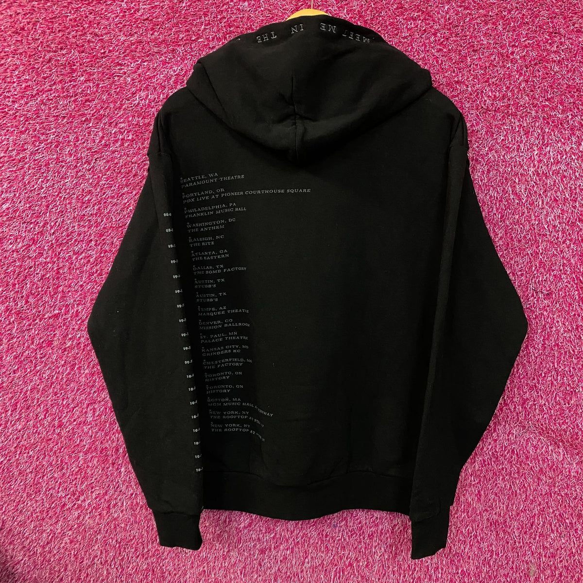 Royel Otis Meet Me In The Car Tour Hoodie Size Small