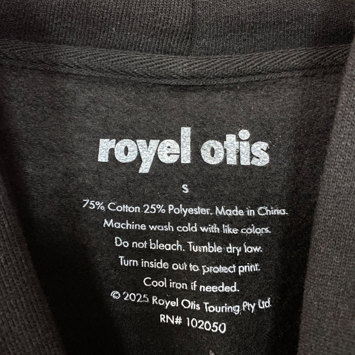 Royel Otis Meet Me In The Car Tour Hoodie Size Small