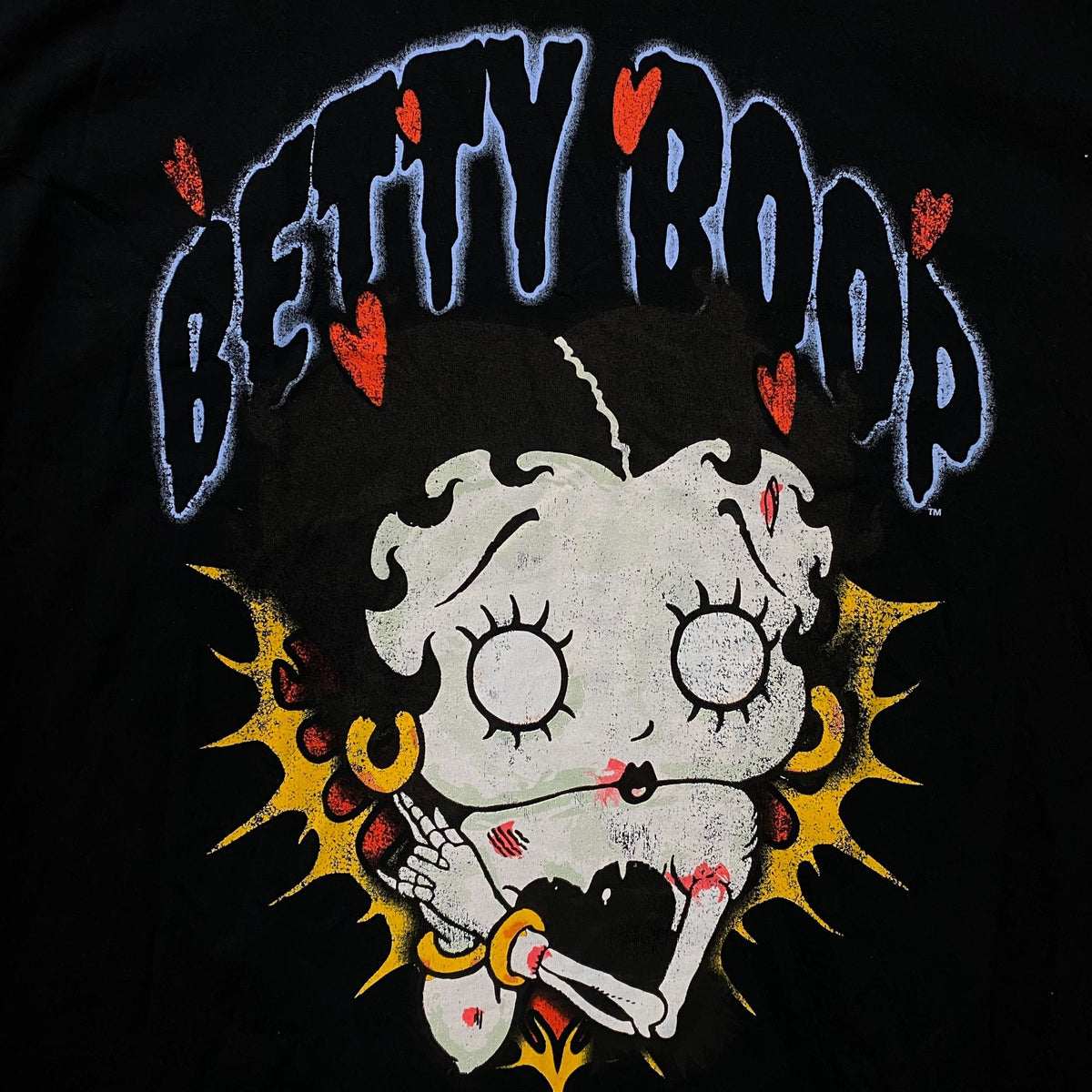 Fleischer Studios Betty Boop Zombie Love Graphic T-Shirt XL