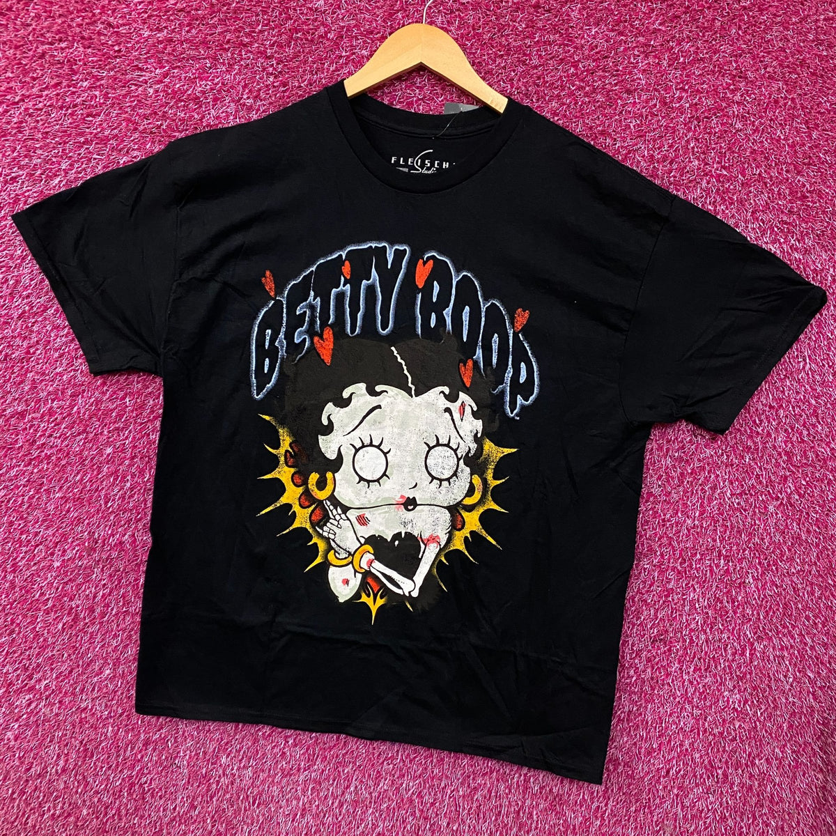 Fleischer Studios Betty Boop Zombie Love Graphic T-Shirt XL