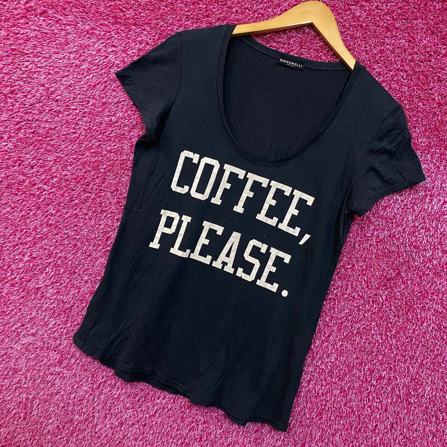 Coffee, Please Womens Tshirt size medium