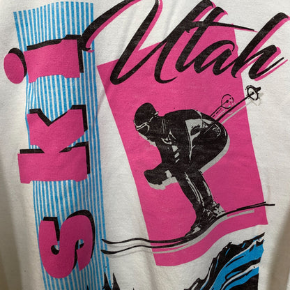 San Segal Vintage Utah Collegiate Extreme Ski Sweatshirt Medium