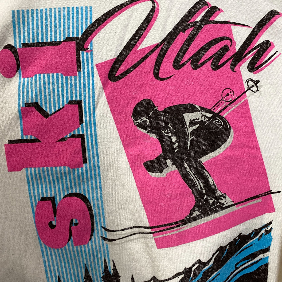 San Segal Vintage Utah Collegiate Extreme Ski Sweatshirt Medium