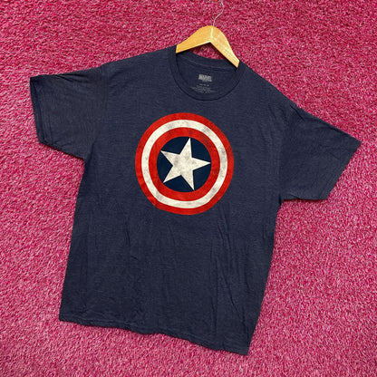 Captain American Shield Marvel Cinematic Universe Tee L