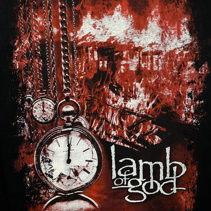 Lamb of God Self-Titled Album Cover Metal Band T-Shirt Medium