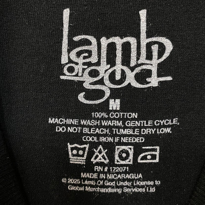 Lamb of God Self-Titled Album Cover Metal Band T-Shirt Medium