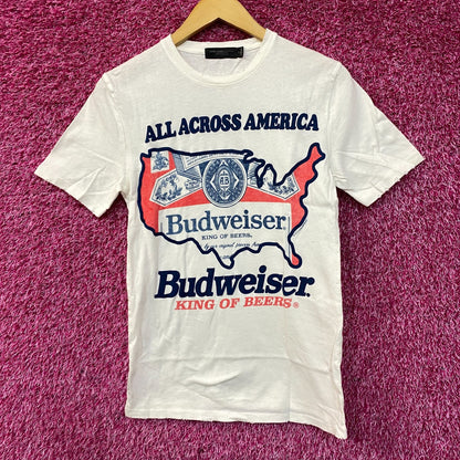 Budweiser King Of Beers All Across America T-shirt size XS