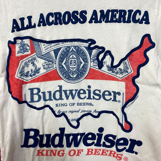 Budweiser King Of Beers All Across America T-shirt size XS