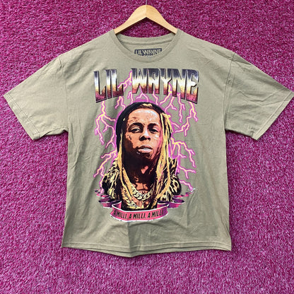 Lil Wayne Tha Carter III A Milli Graphic Design Tan T-Shirt XL