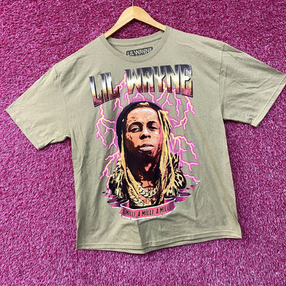 Lil Wayne Tha Carter III A Milli Graphic Design Tan T-Shirt XL