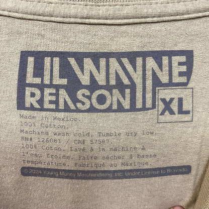 Lil Wayne Tha Carter III A Milli Graphic Design Tan T-Shirt XL