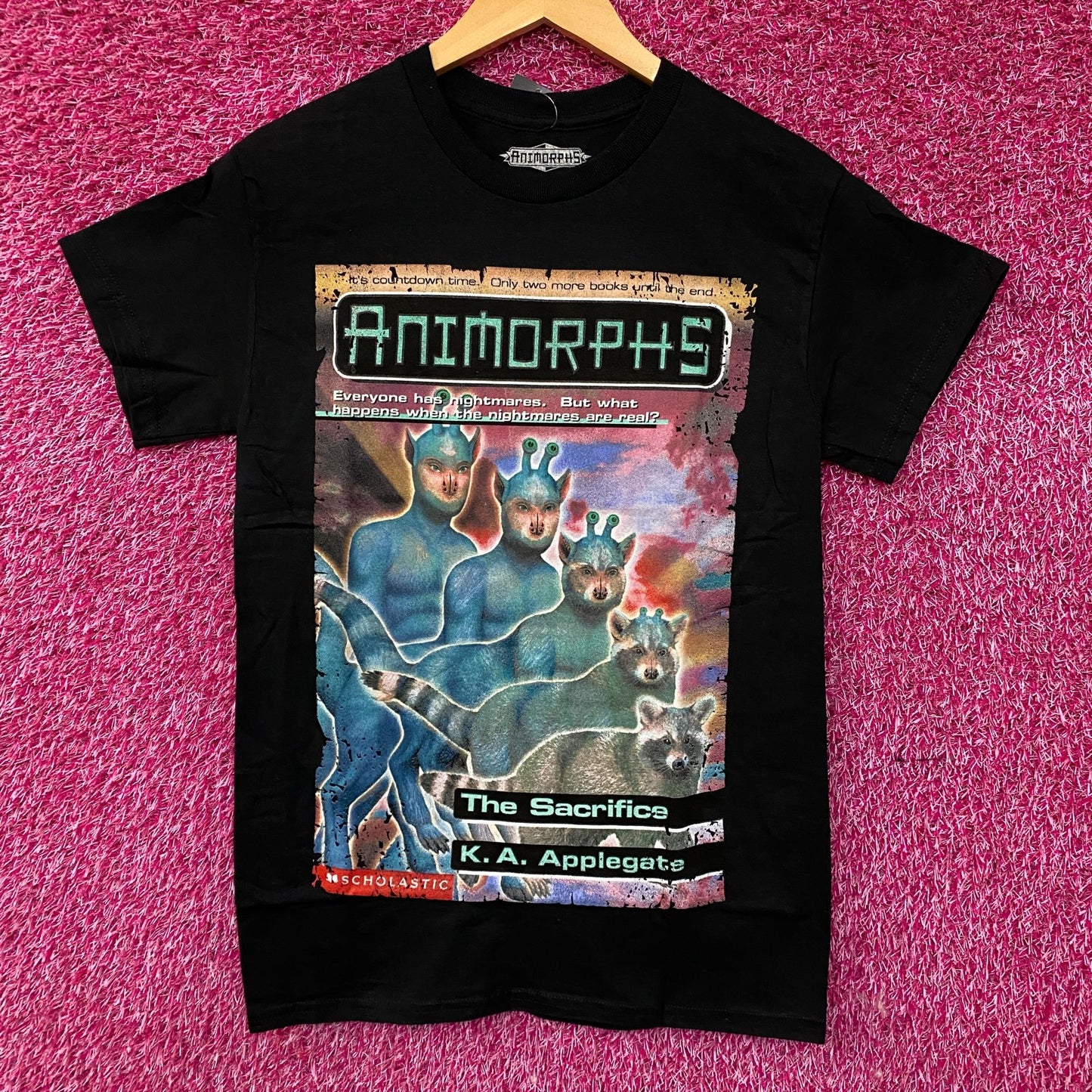 Animorphs The Sacrifice Book Cover Graphic T-Shirt Small