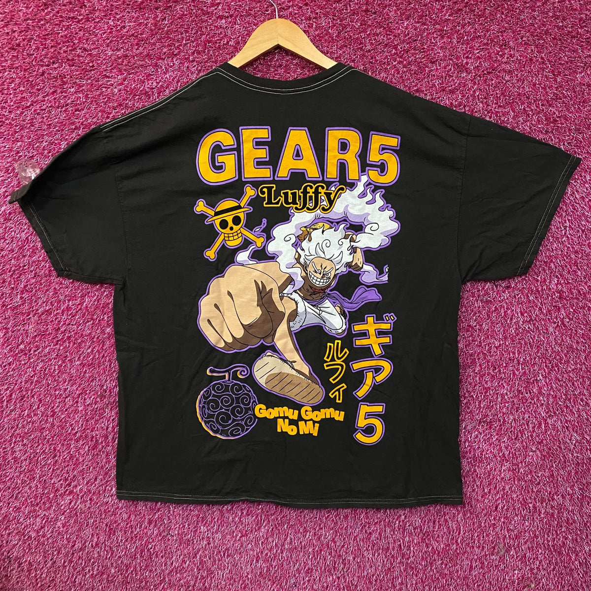 Monkey D Luffy Gear 5 Gomu Gomu No Mi One Piece Anime Tee XL