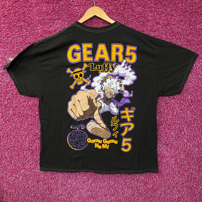 Monkey D Luffy Gear 5 Gomu Gomu No Mi One Piece Anime Tee XL