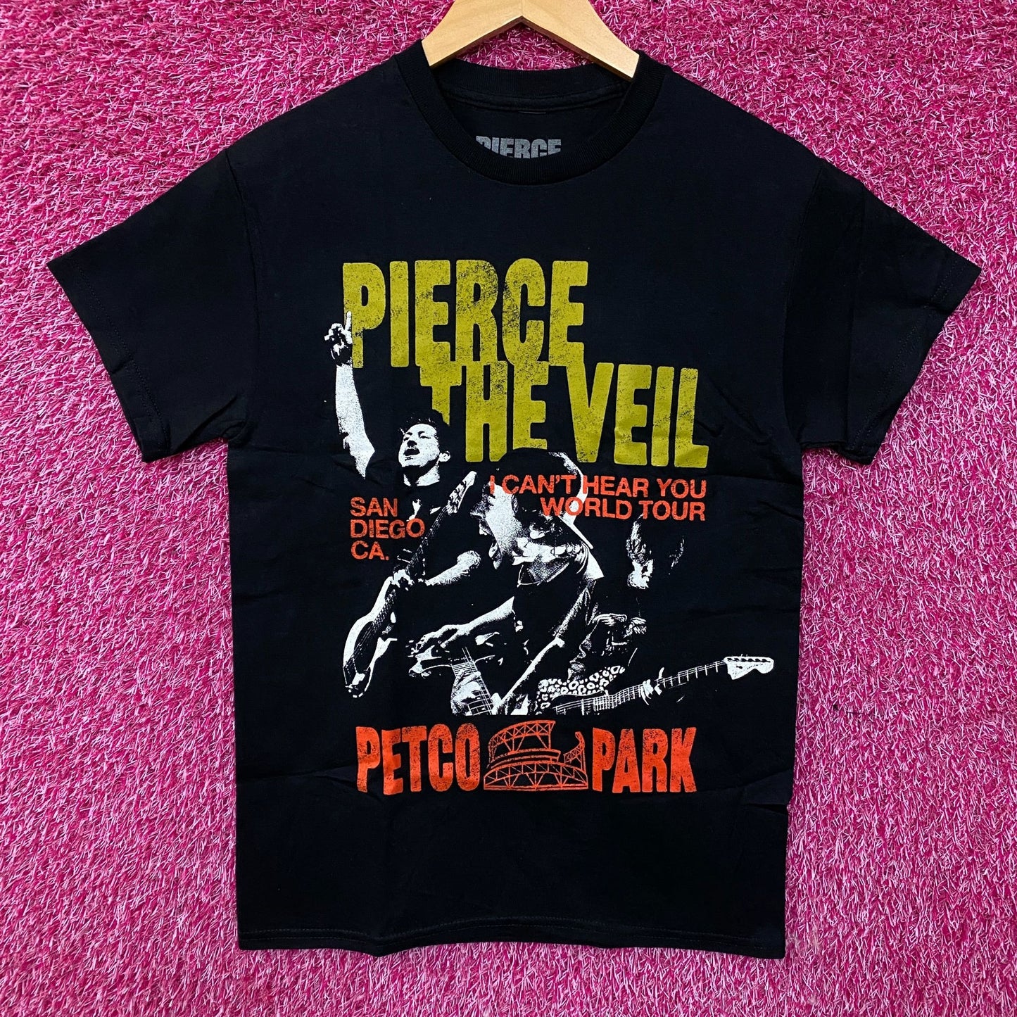 Pierce the Veil's I Can't Hear You World Tour Petco Park T-Shirt Small