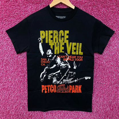 Pierce the Veil's I Can't Hear You World Tour Petco Park T-Shirt Small