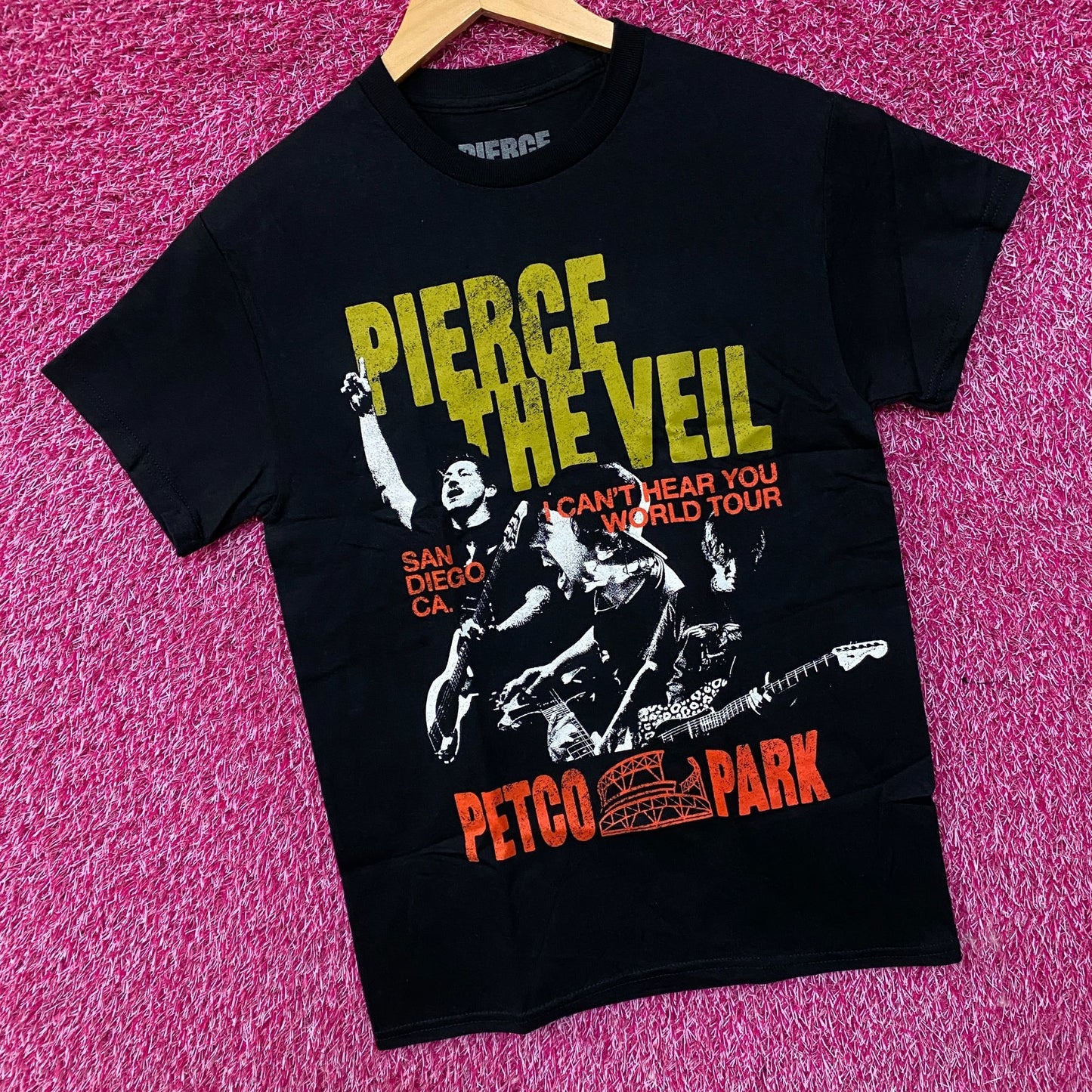 Pierce the Veil's I Can't Hear You World Tour Petco Park T-Shirt Small