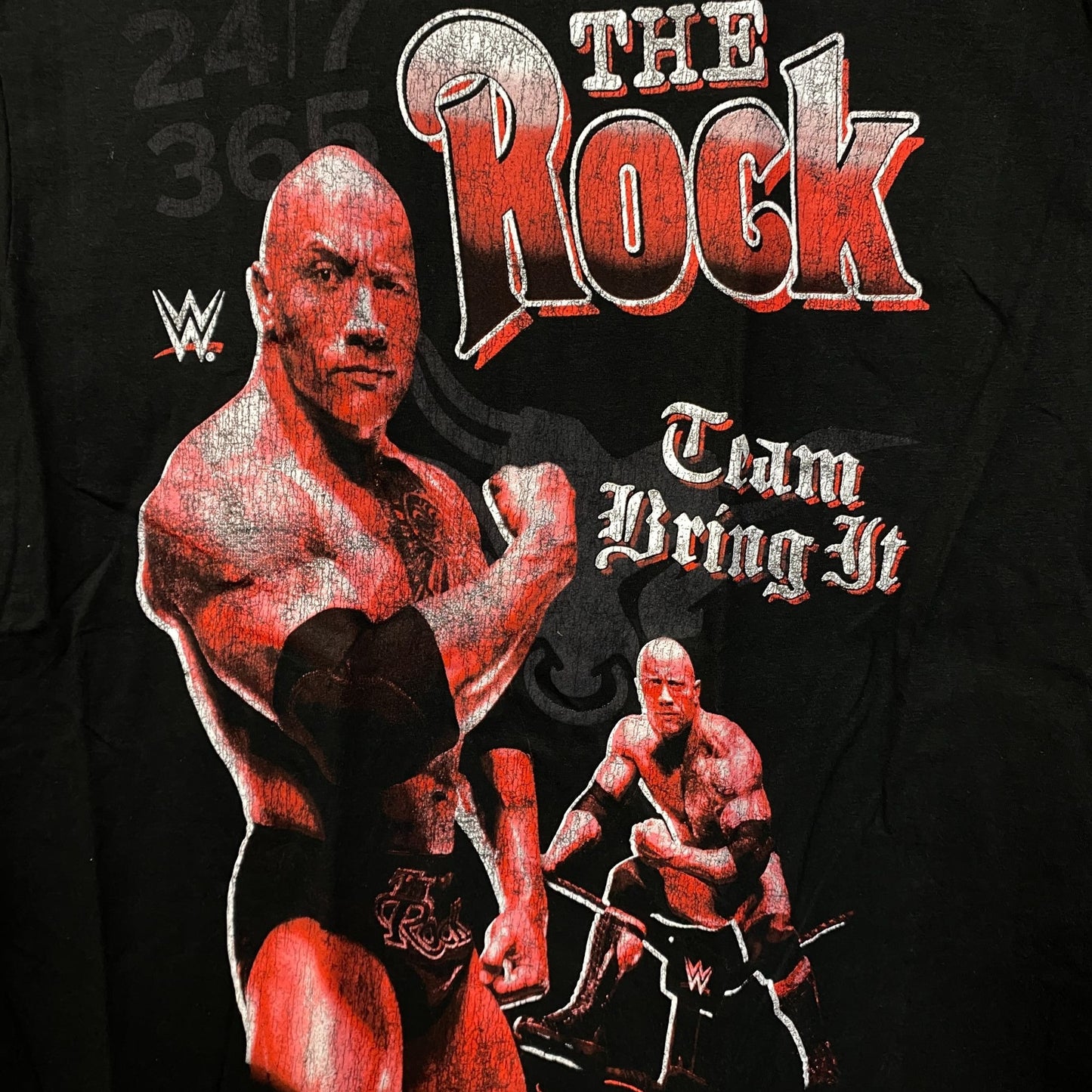 WWE Dwayne The Rock Johnson Tram Bring It T-Shirt Large