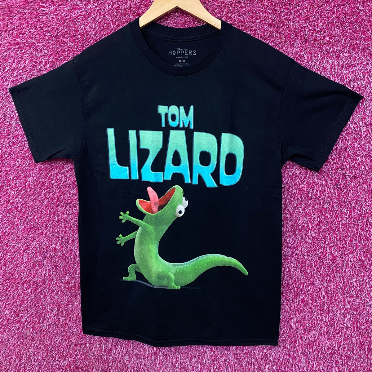 Disney Pixar Hoppers Tom Lizard Graphic T-Shirt Medium