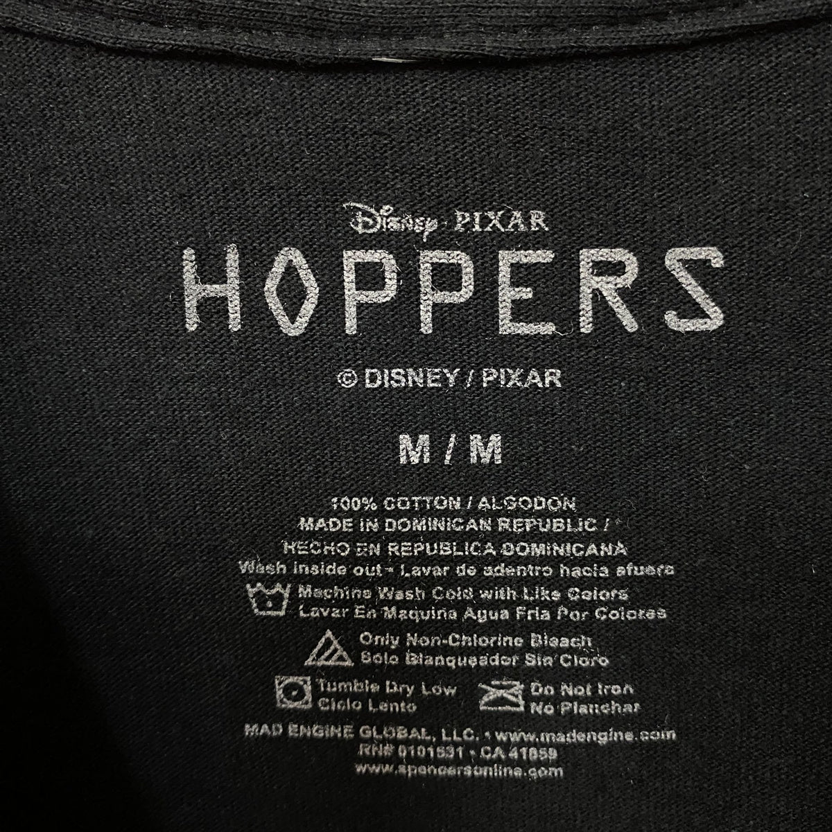 Disney Pixar Hoppers Tom Lizard Graphic T-Shirt Medium