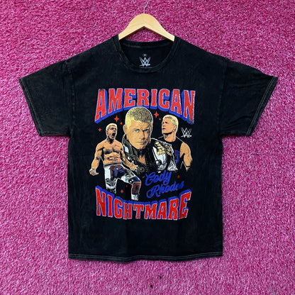 WWE Cody Rhodes American Nightmare Graphic T-Shirt Medium