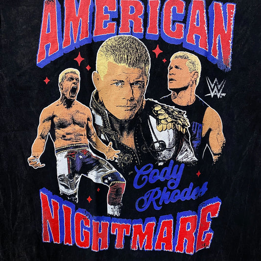 WWE Cody Rhodes American Nightmare Graphic T-Shirt Medium
