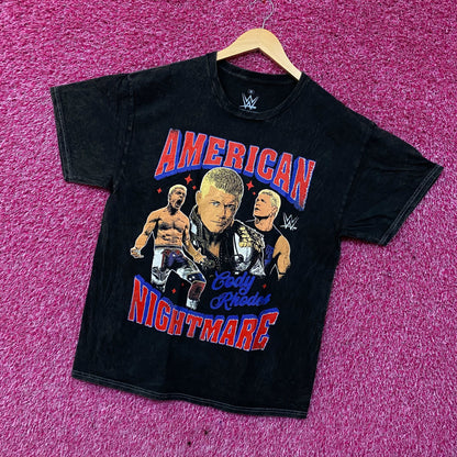 WWE Cody Rhodes American Nightmare Graphic T-Shirt Medium