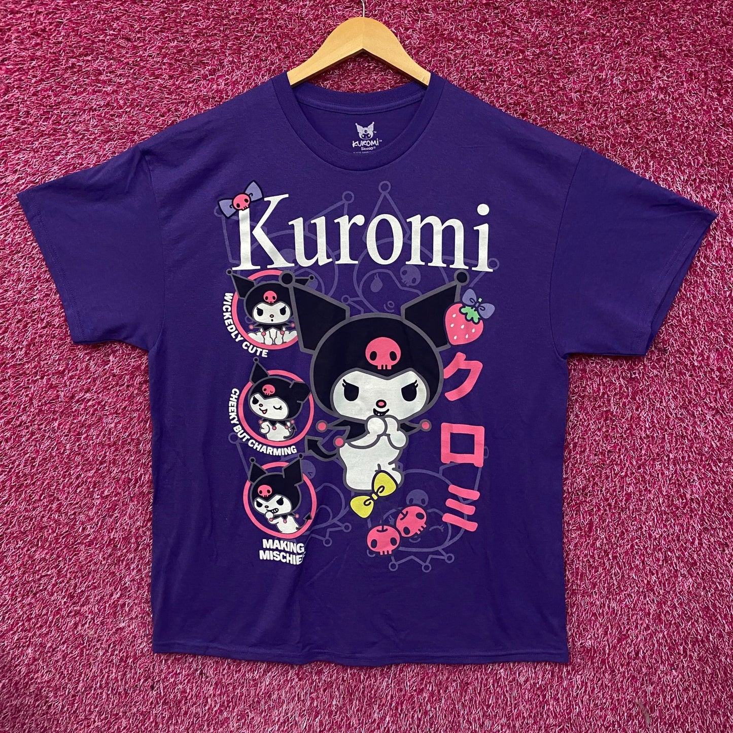 Sanrio Kuromi Bioworld Cute Collage T-Shirt XL