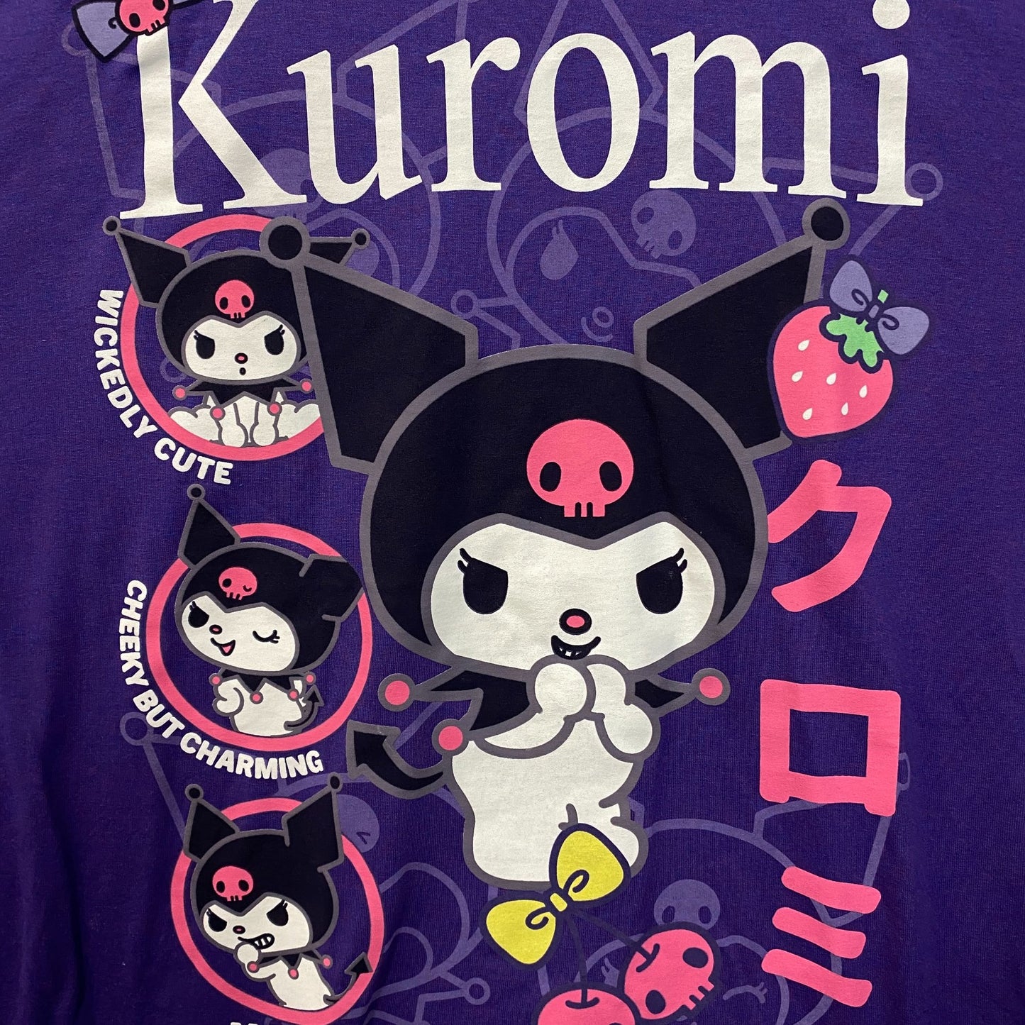 Sanrio Kuromi Bioworld Cute Collage T-Shirt XL