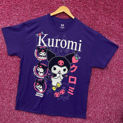 Sanrio Kuromi Bioworld Cute Collage T-Shirt XL