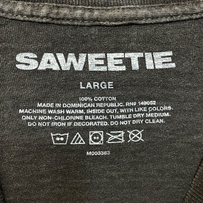 Saweetie Icy Girls Dit It Better Mineral Wash T-Shirt Large